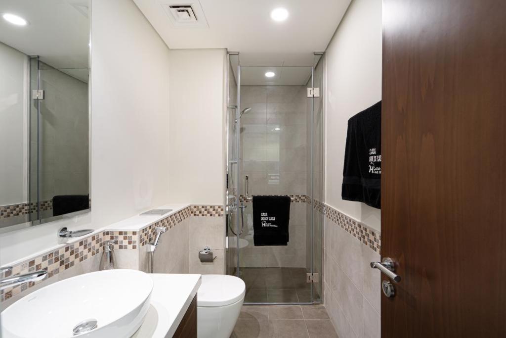 Alluring 1 Bd Apartment In Business Bay With Burj Khalifa View Dubái Exterior foto
